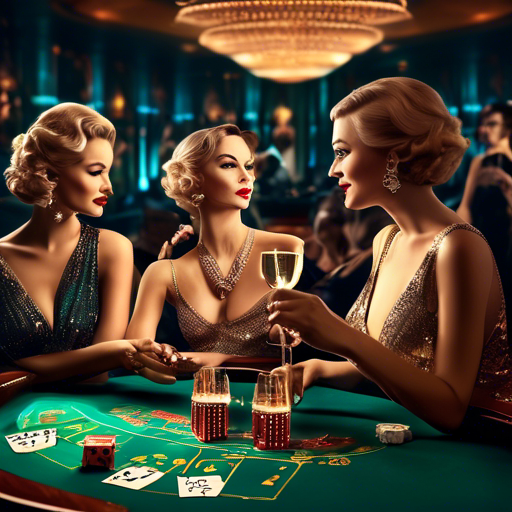 Group of females in a casino