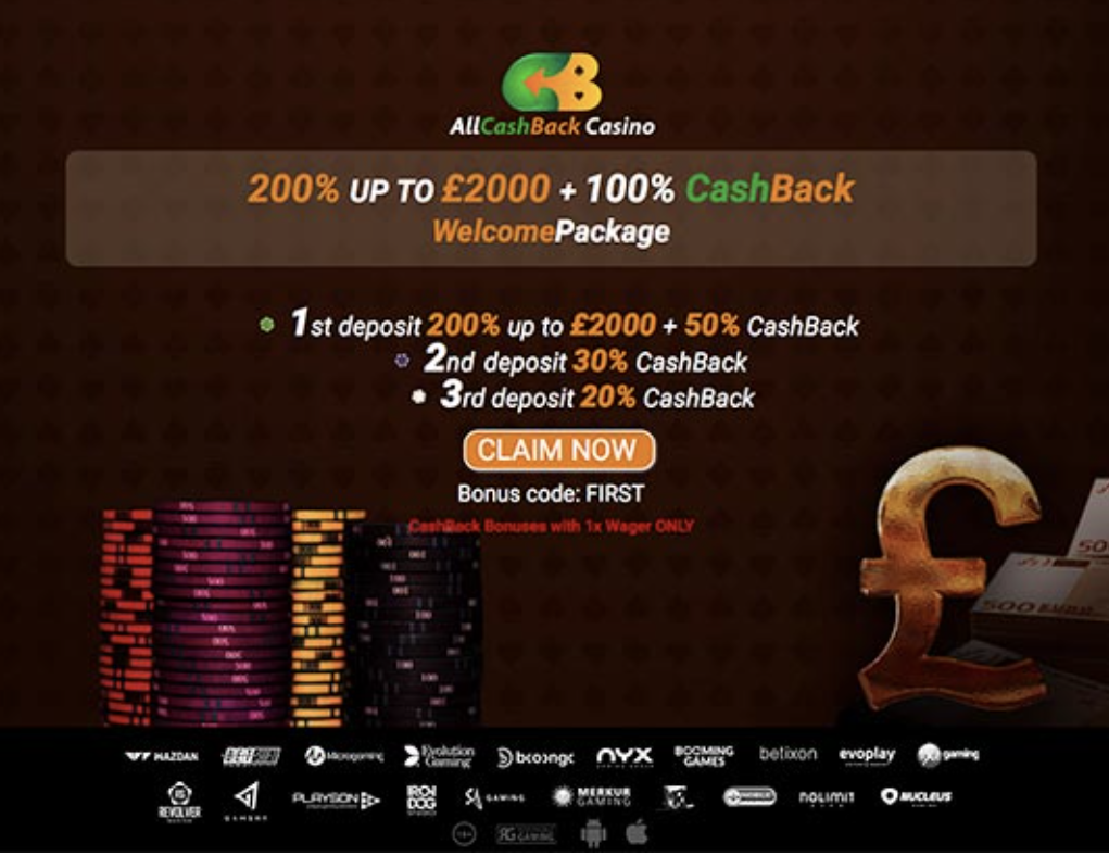 All Cashback Casino Review